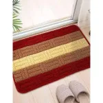 Bảng giá sỉ thảm Lau Chân Nỉ Kẻ Chống Trượt Nhiều Màu 40x60cm