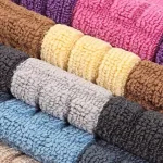 Bảng giá sỉ thảm Lau Chân Nỉ Kẻ Chống Trượt Nhiều Màu 40x60cm