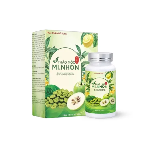 Khám phá Thảo Mộc Giảm Cân Mi Nhon 1 Lọ 30 Viên - Phiên Bản Mới thuộc nhóm Thực phẩm chức năng