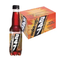 Nước Tăng Lực Vị Cà Phê WAKE-UP 247 Thùng 24 Chai (330ml/Chai)