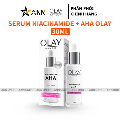 Bảng giá sỉ tinh Chất Niacinamide Aha Super Serum Olay Lumious 30ml