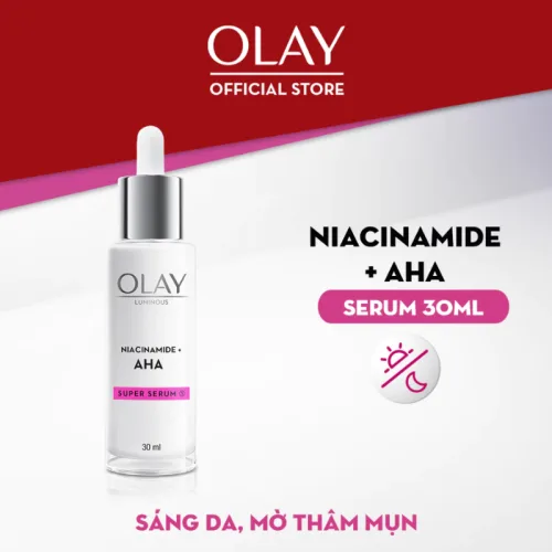 Bảng giá sỉ tinh Chất Niacinamide Aha Super Serum Olay Lumious 30ml