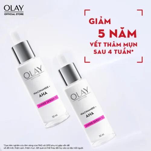 Bảng giá sỉ tinh Chất Niacinamide Aha Super Serum Olay Lumious 30ml
