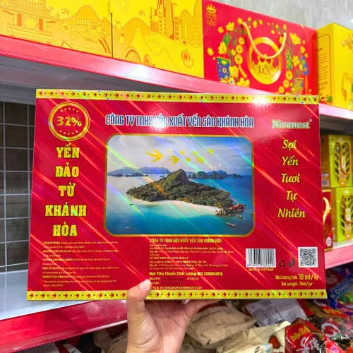 Nicenest 32% Tổ Yến Chưng Đường Đảo Từ Khánh Hòa, 6 Hũ 70ml