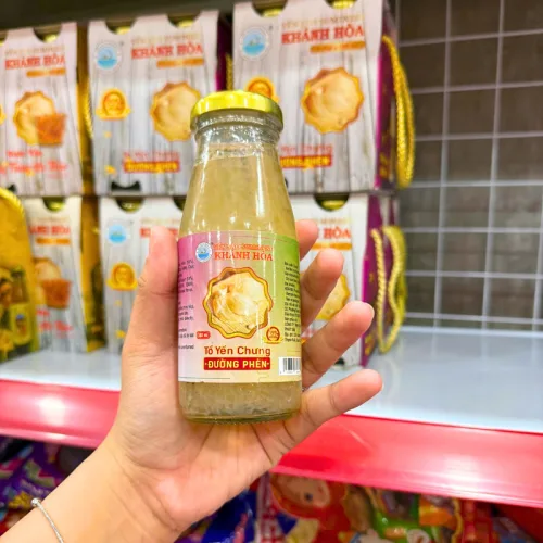 Bảng giá sỉ tổ Yến Chưng Đường Phèn Suminest Khánh Hòa Lốc 4 Chai 180ml