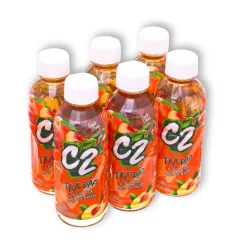 Phân phối trà Xanh C2 Hương Đào Lốc 6 Chai Nhỏ (225ml/Chai)