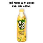 Bảng giá sỉ trà Xanh C2 Hương Chanh Chai Lớn 455ml