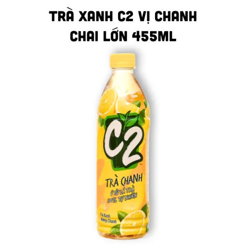 Bảng giá sỉ trà Xanh C2 Hương Chanh Chai Lớn 455ml
