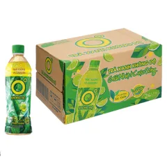 Trà Xanh Không Độ Number 1 Thùng 24 Chai (455ml/Chai)