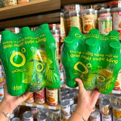 Set 6 Chai Trà Xanh Không Độ Number 1 - Trà Xanh Vị Chanh Thiên Nhiên Không Độ (455ml/Chai)