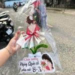 Túi Trrong Suốt Dài Tặng Kèm Chữ 8/3 Xinh Xắn