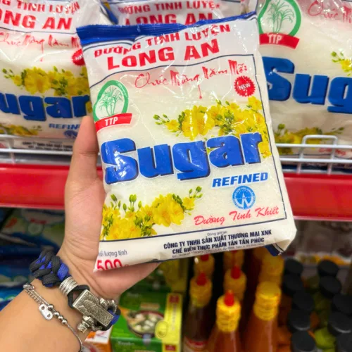 Đường Cát Trắng Long An Sugar - Đường Tinh Luyện 500g