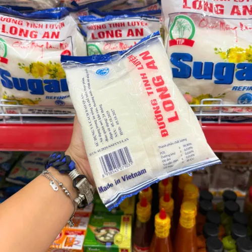 Đường Cát Trắng Long An Sugar - Đường Tinh Luyện 500g