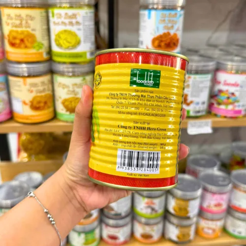 Vải Thiều Lychee In Syrup - Vải Thiều Ngâm Đường Food Club Hộp Vàng 565g