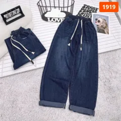 Váy Suông Dài - Váy Jeans Nữ Túi Kiểu Chất Liệu Vải Đẹp Dày Mềm Không Co Giãn Mặc Bền Đẹp