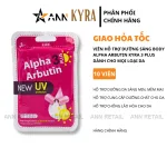 Bảng giá sỉ viên Bột Kích Trắng Body Kyra Alpha Arbutin 3 Plus+ Thái Lan Hỗ Trợ Chống Nắng- Túi 10 Viên
