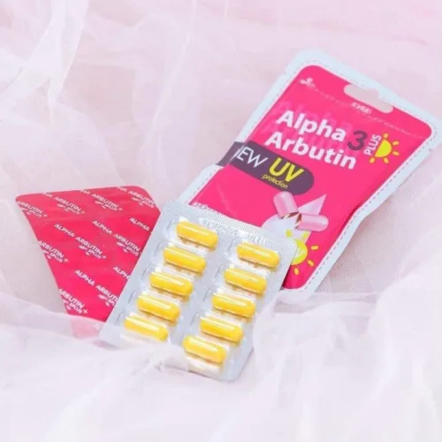 Bảng giá sỉ viên Bột Kích Trắng Body Kyra Alpha Arbutin 3 Plus+ Thái Lan Hỗ Trợ Chống Nắng- Túi 10 Viên
