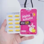 Bảng giá sỉ viên Bột Kích Trắng Body Kyra Alpha Arbutin 3 Plus+ Thái Lan Hỗ Trợ Chống Nắng- Túi 10 Viên