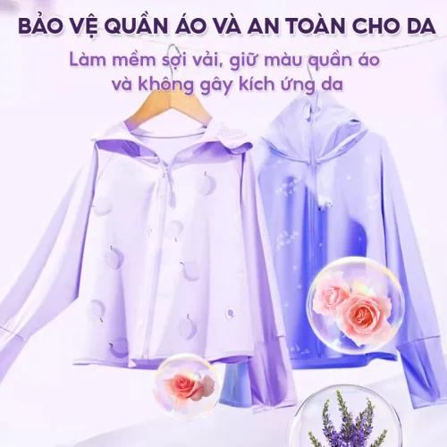 Viên giặt Top Gia Lavender hương hoa oải hương, hộp 40 viên