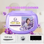 Viên giặt Top Gia Lavender hương hoa oải hương, hộp 40 viên
