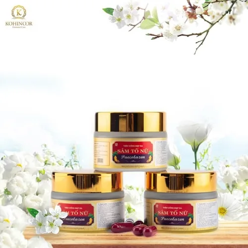 Viên uống Collagen Sâm Tố Nữ Kohinoor Puecolazen, hộp 45 viên