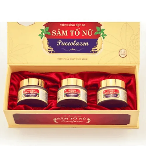 Viên uống Collagen Sâm Tố Nữ Kohinoor Puecolazen, hộp 45 viên