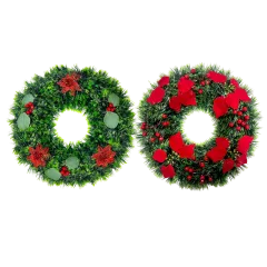 Vòng Nguyệt Quế Noel - Trang Trí Giáng Sinh Tường Cửa - 2 Mẫu Cơ Bản Size 38cm