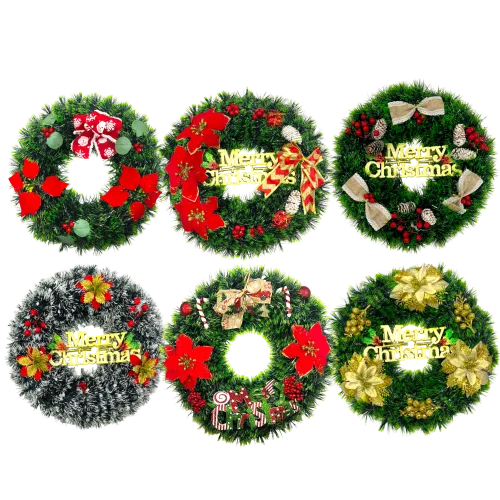 Vòng Nguyệt Quế Noel Trang Trí Tường Cửa Giáng Sinh 6 Mẫu Loại Đẹp Size 38cm – một lựa chọn đáng tham khảo trong Jumbo Size