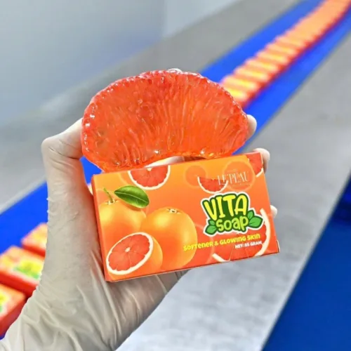 Xà Bông Rửa Mặt Trắng Da Bưởi Vita Soap 85g Le Peau