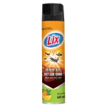 Xịt Côn Trùng LIX Hương Cam Chai Vàng 600ML (Tặng 1 rửa chén Lix)