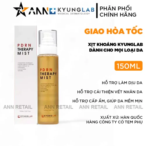 Đánh giá xịt Khoáng Kyung Lab PDRN Therapy Mist Hàn Quốc 150ml