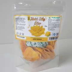 Xoài sấy dẻo nguyên vị 500g, bao bì túi zip