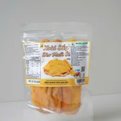 Xoài Sấy Muối Ớt Dẻo Cay Nhẹ Túi Zip 300g