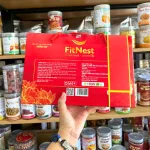 Yến Chưng Fitnest 35% Yến (Đông Trùng Hạ Thảo, Đường Phèn, Không Đường) - Hộp Yến Fitnest 900ml (6 Hũ x150ml)