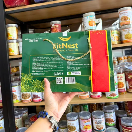 Yến Chưng Fitnest 35% Yến (Đông Trùng Hạ Thảo, Đường Phèn, Không Đường) - Hộp Yến Fitnest 900ml (6 Hũ x150ml)