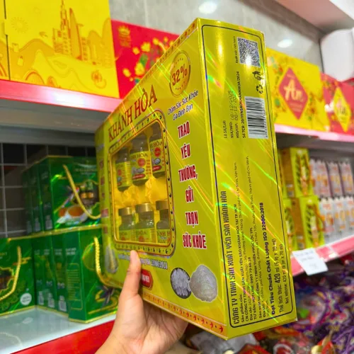 Đánh giá yến Chưng Đường Phèn Khánh Hòa KHNest 32% Hộp Vàng 6 Hủ 70ml