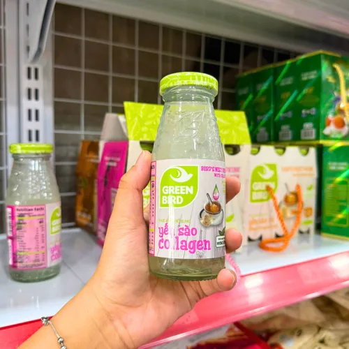 Lốc Yến Sào Collagen Green Bird 6 Chai 185ml