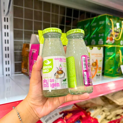 Lốc Yến Sào Collagen Green Bird 6 Chai 185ml