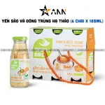 Lốc 6 chai Yến Sào Đông Trùng Hạ Thảo Green Bird 185ml