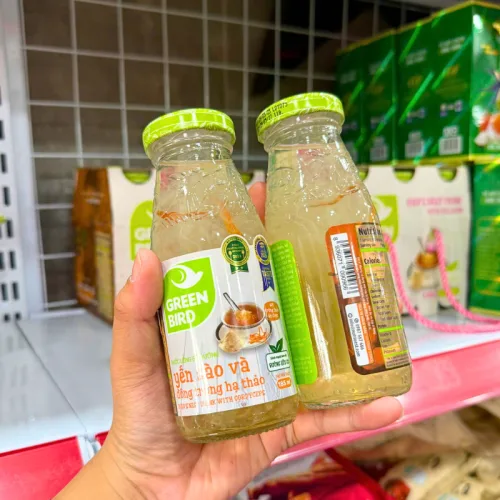 Lốc 6 chai Yến Sào Đông Trùng Hạ Thảo Green Bird 185ml