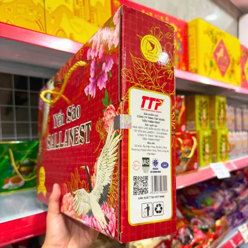 Bảng giá sỉ yến Sào SALLANEST Dạng Xách 30% Set 6 Hủ 70ml