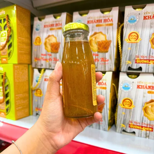 Lốc 4 chai 180ml Yến Sào Suminest Khánh Hòa Đông Trùng Hạ Thảo 35%