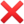 ❌