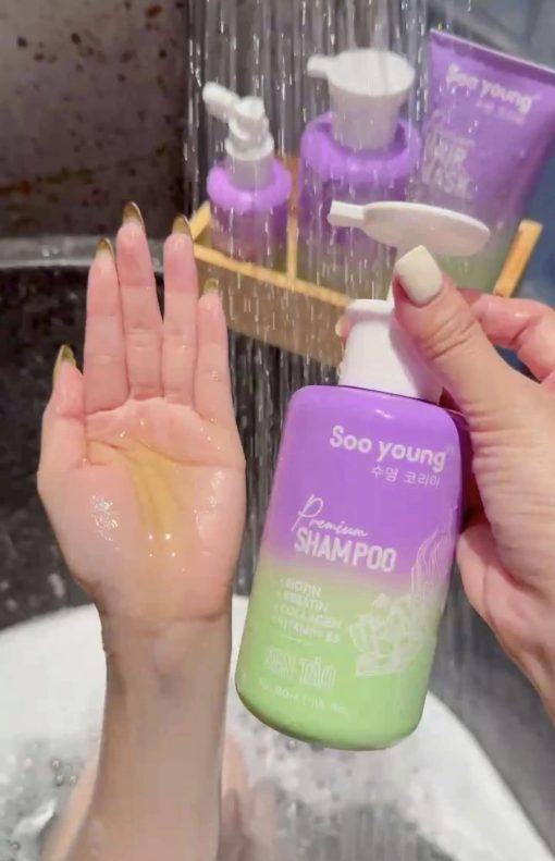 Dầu Gội Sen Tảo Soo Young 350ml