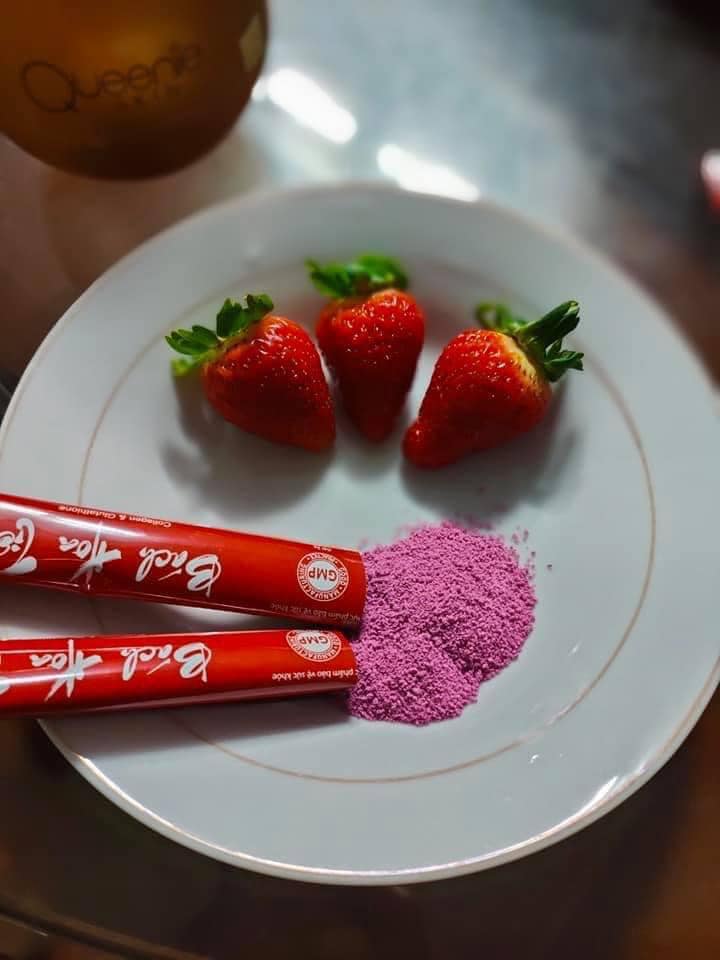 Cốm Bách Hoa Tiên Las Beauty uống vô sẽ bị nghiền