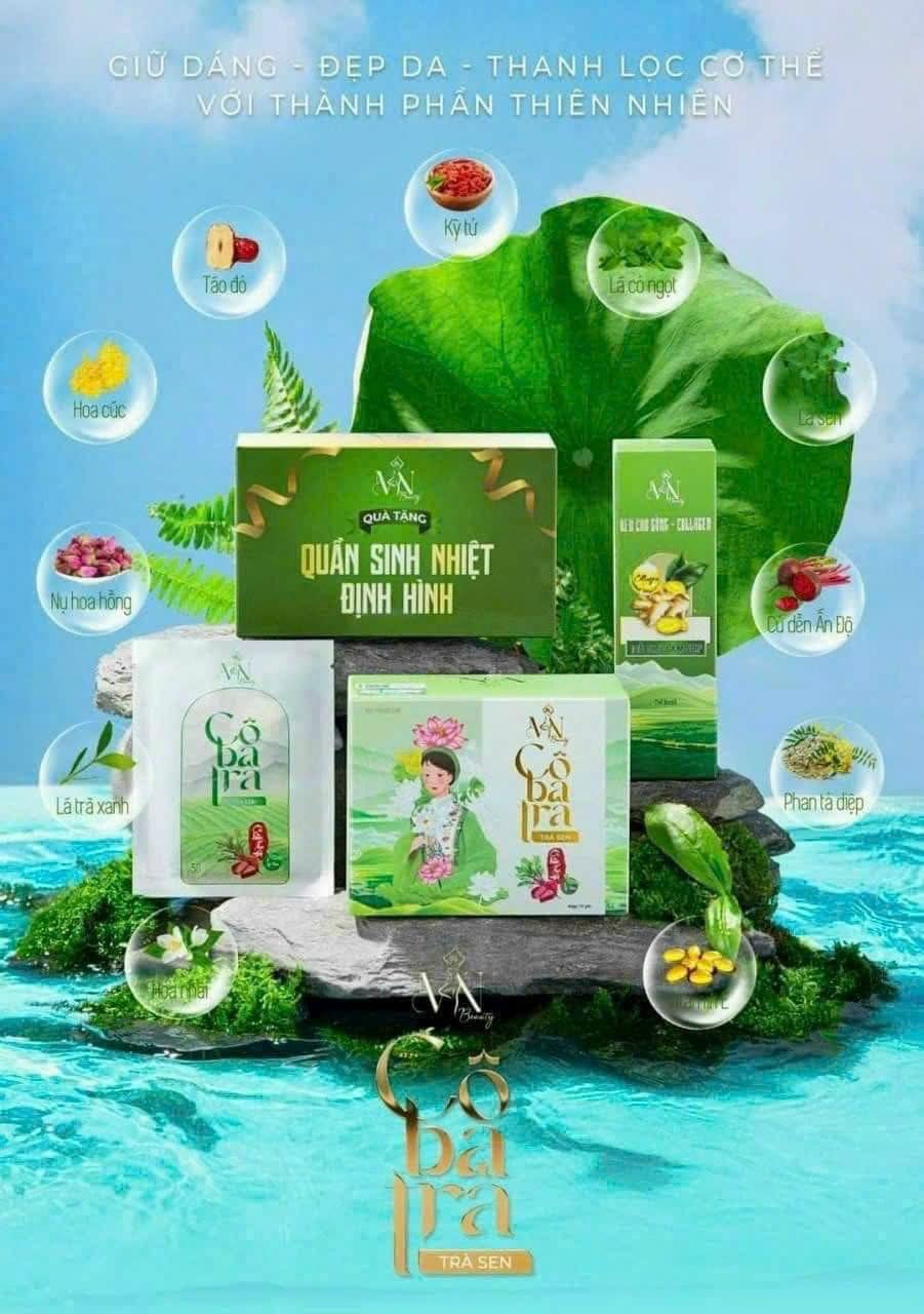 Combo cô ba trà tặng thẻ cào trúng 100%