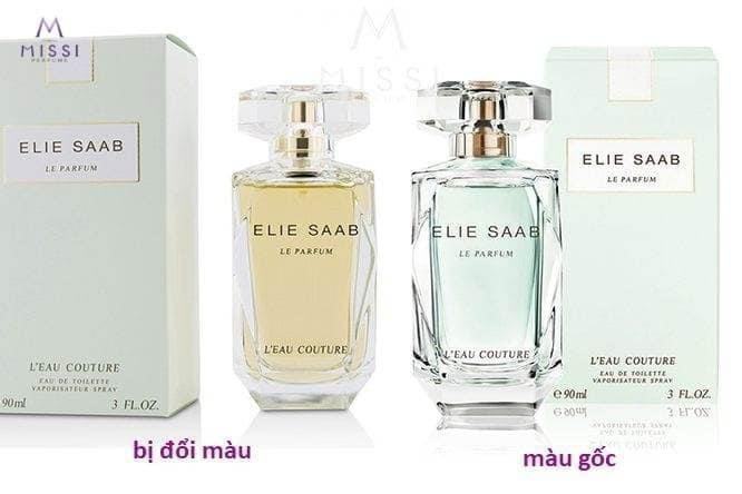 Hiện tượng biến màu trong nước hoa?