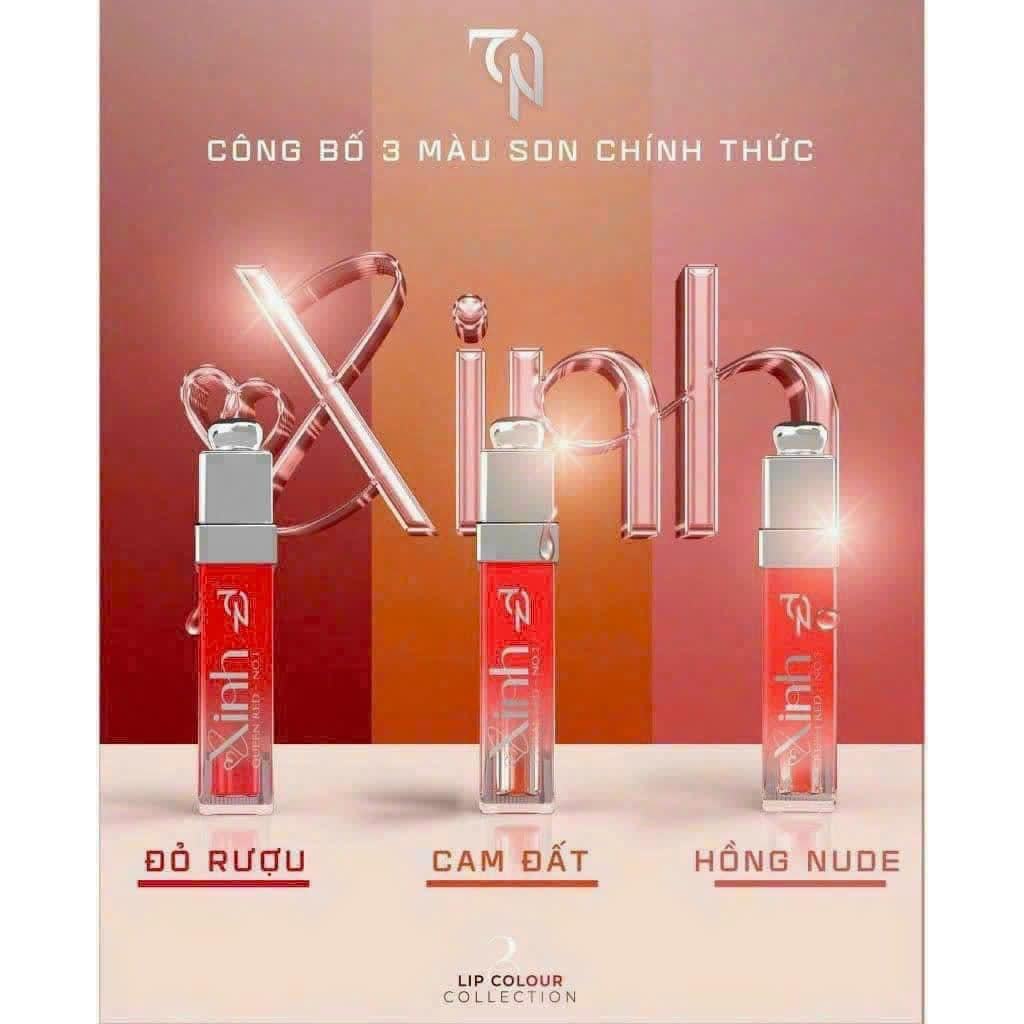 Combo Son Mỹ Phẩm Đông Anh hot trend Mua 1 set son xinh tặng 1 tẩy tế bào chết môi