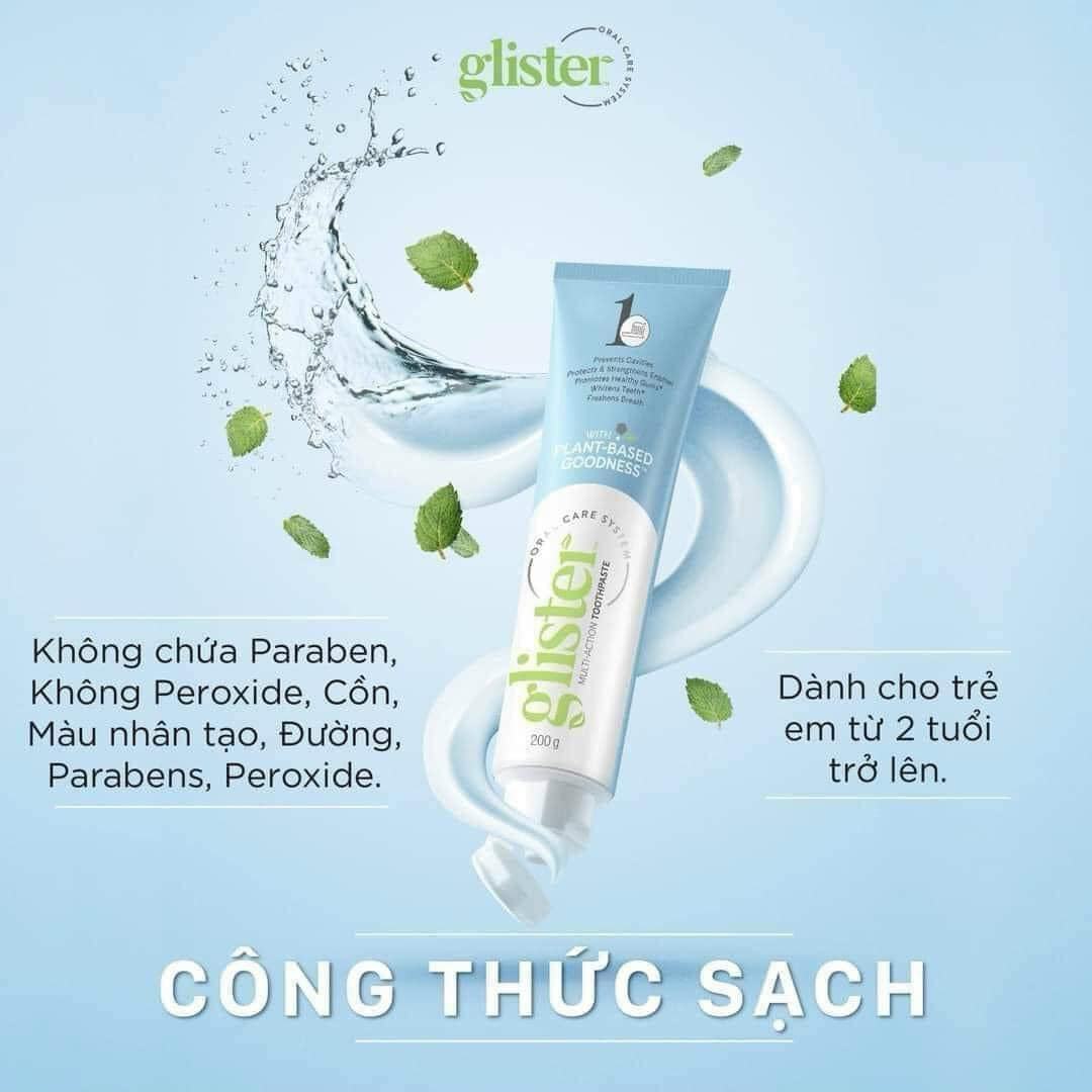 Kem đánh răng Glister Amway giải quyết các vấn đề