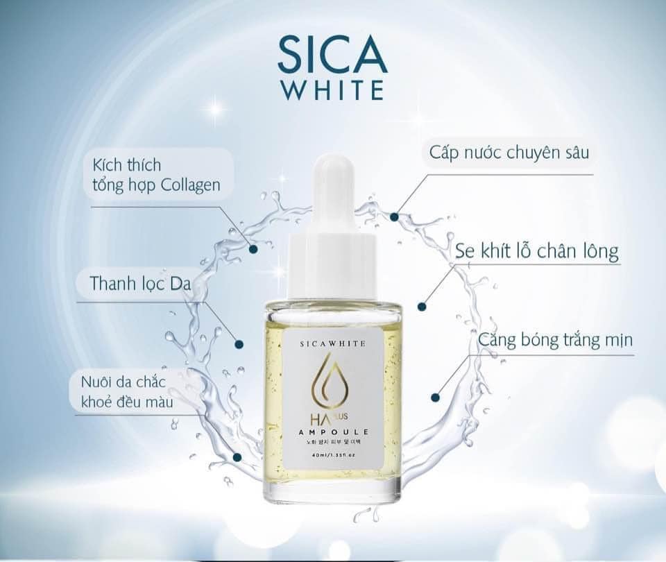 Serum Ampoule HA Plus Sica White